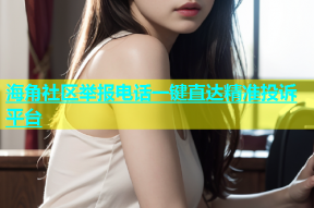 海角社区举报电话一键直达精准投诉平台